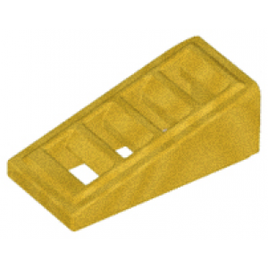 dakpan 18 2x1x2/3 met 4 sleuven metallic gold